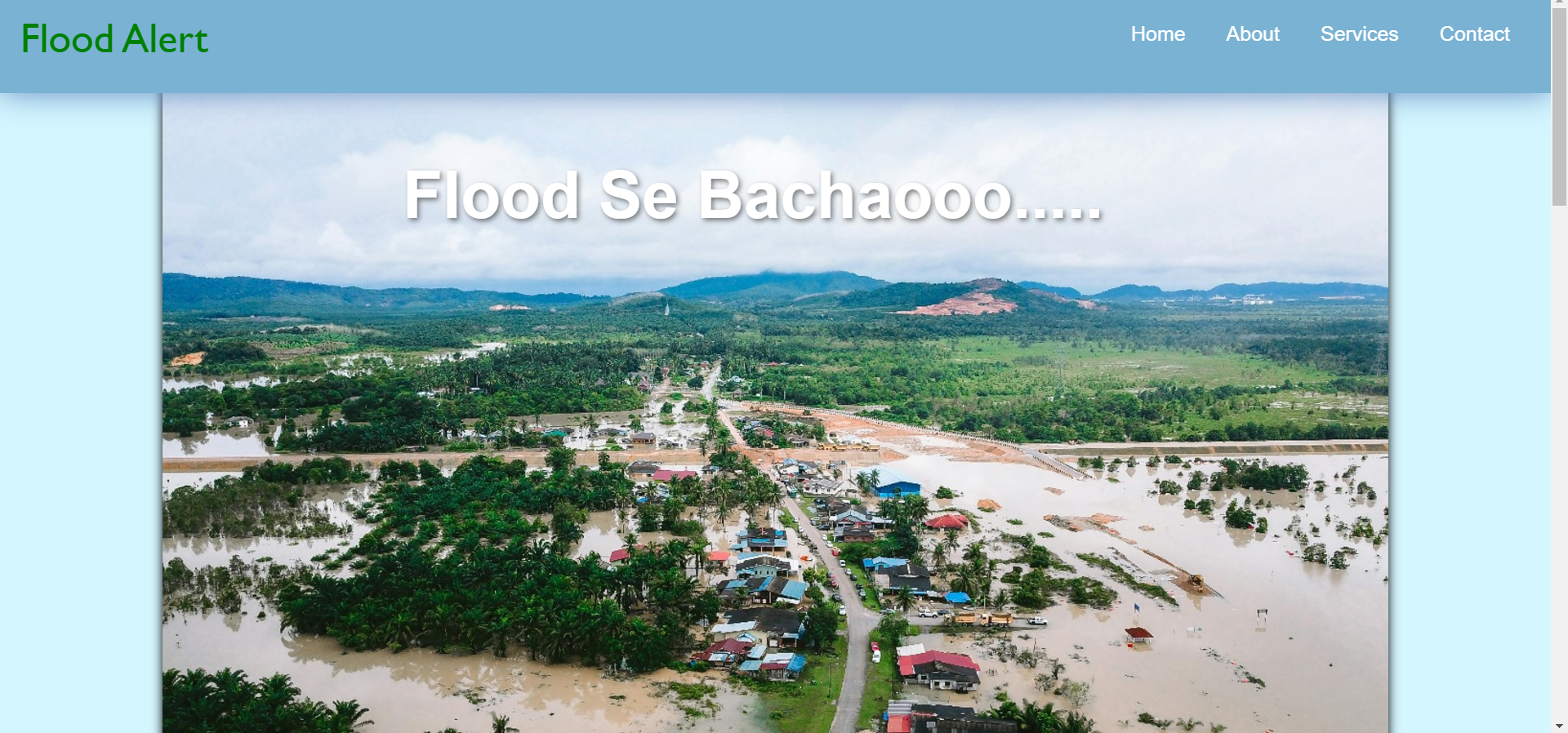 Flood Alert Project